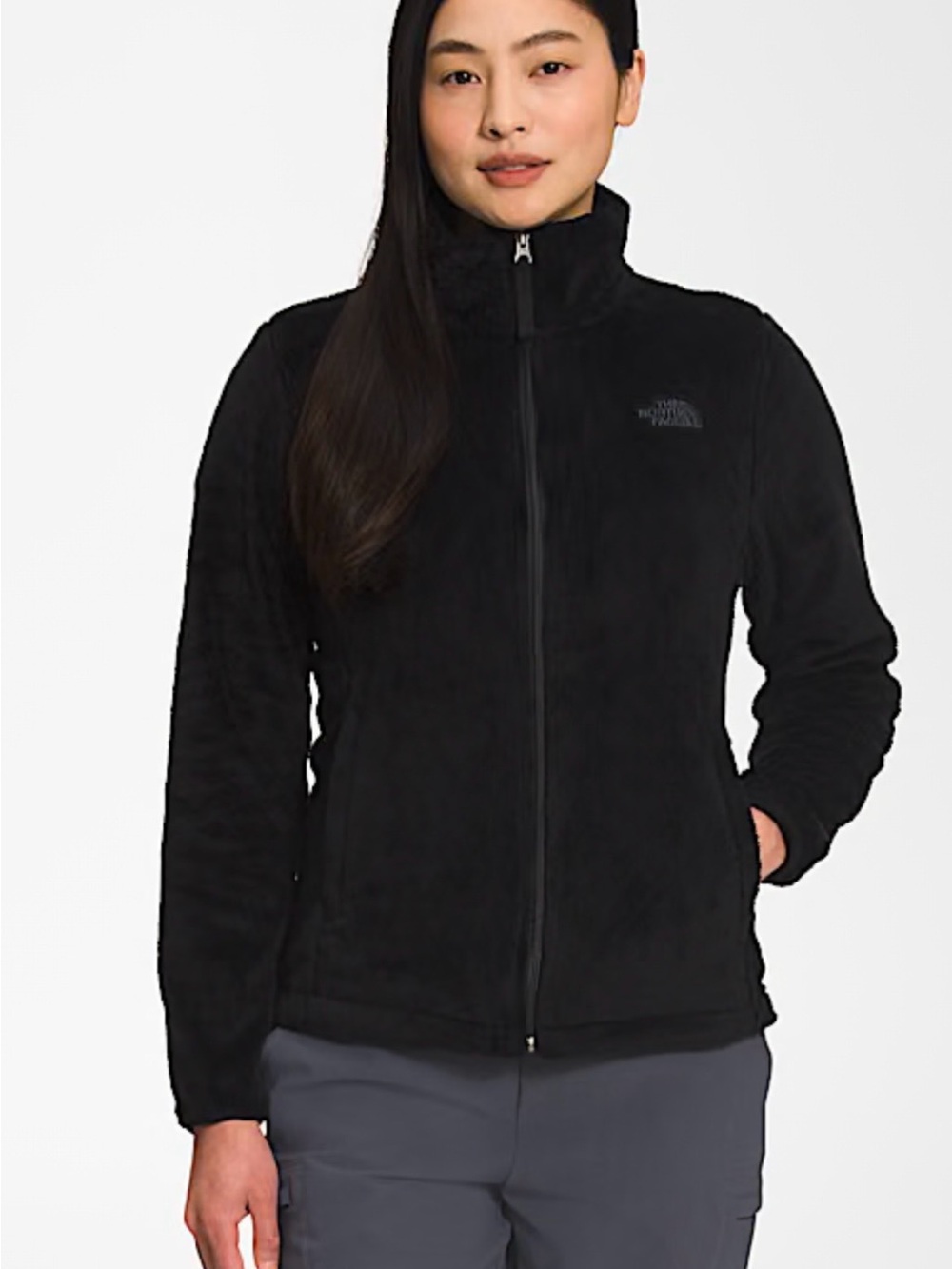 The North Face Osito Women's Black Full-Zip Fleece Jacket